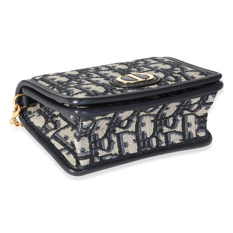 pochette nano 30 montaigne dior|30 Montaigne Nano Pouch Blue Dior Oblique Jacquard.